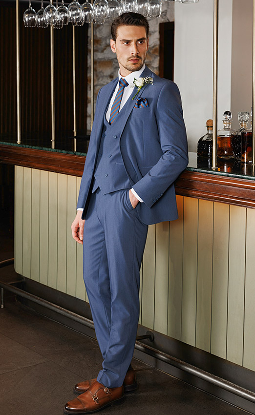 Blue Wedding Suit