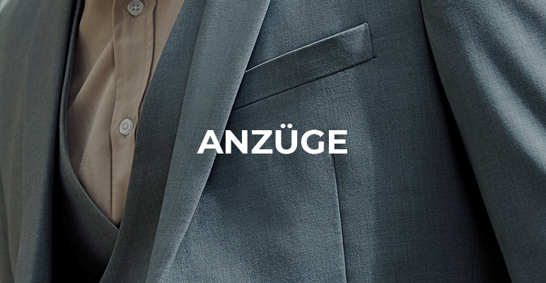 Hier alle Maße für Anzüge finden