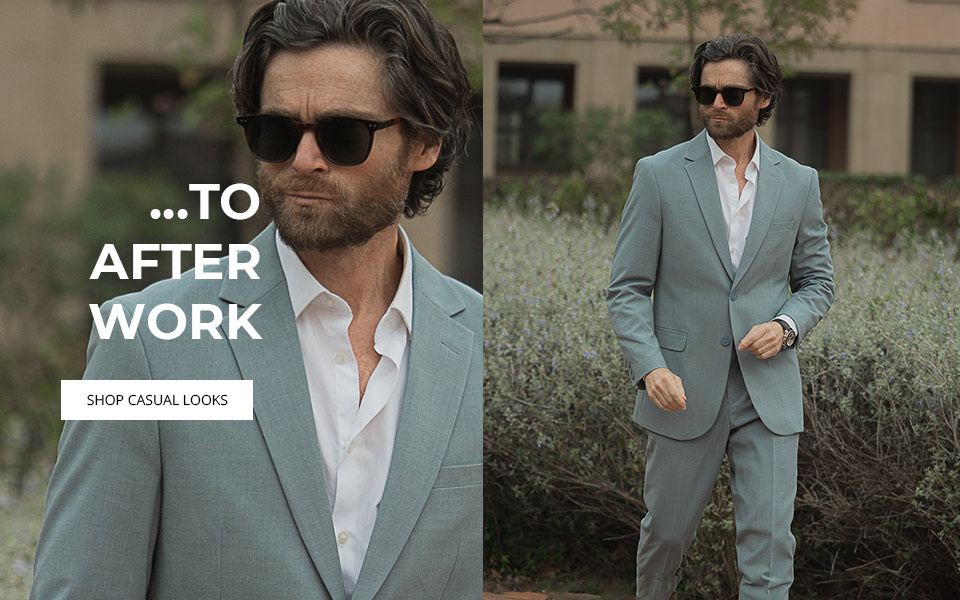 Casual suits for after work events