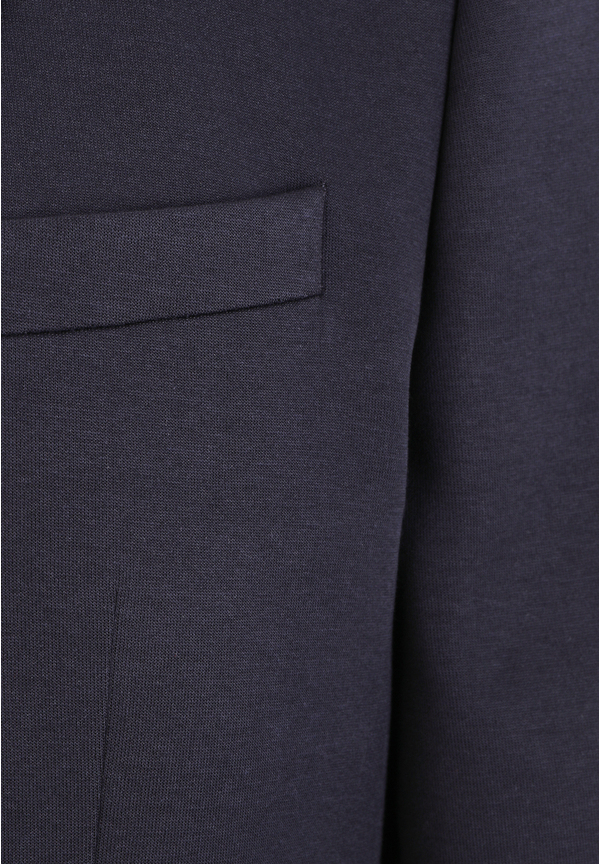 Weiches Sweat Sakko, Marine