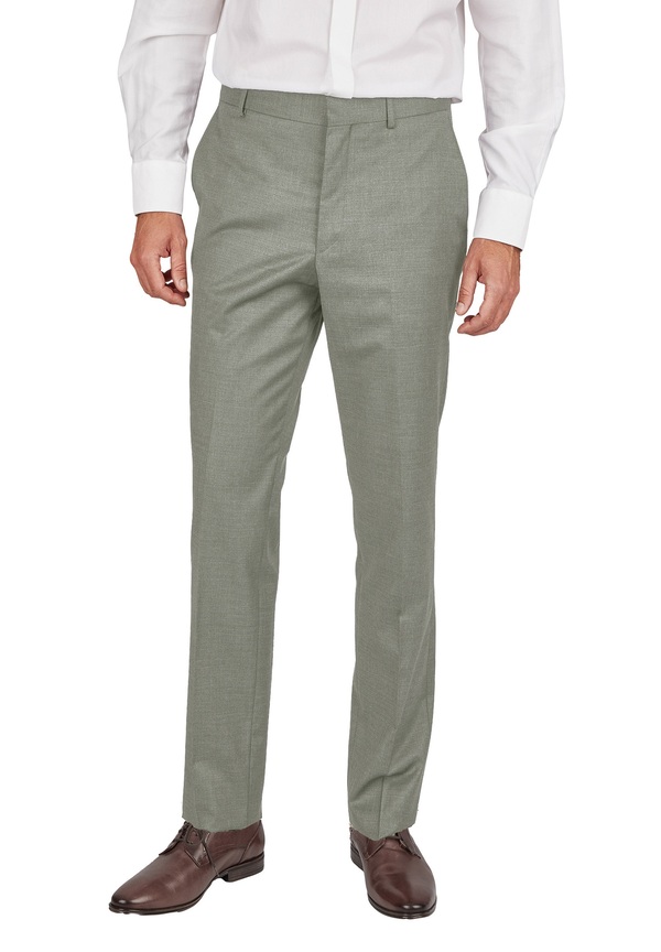 Anzug Regular Fit elastisch, Khaki Detailansicht 2