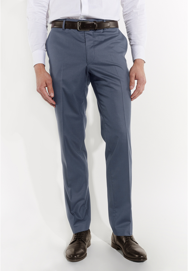 Anzug Regular Fit elastisch, Dove blue Detailansicht 2