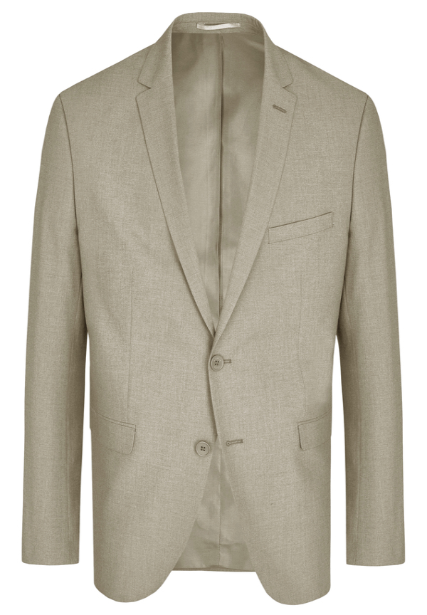 Designer Business Sakko Anzug-Jackett Regular Fit, sand