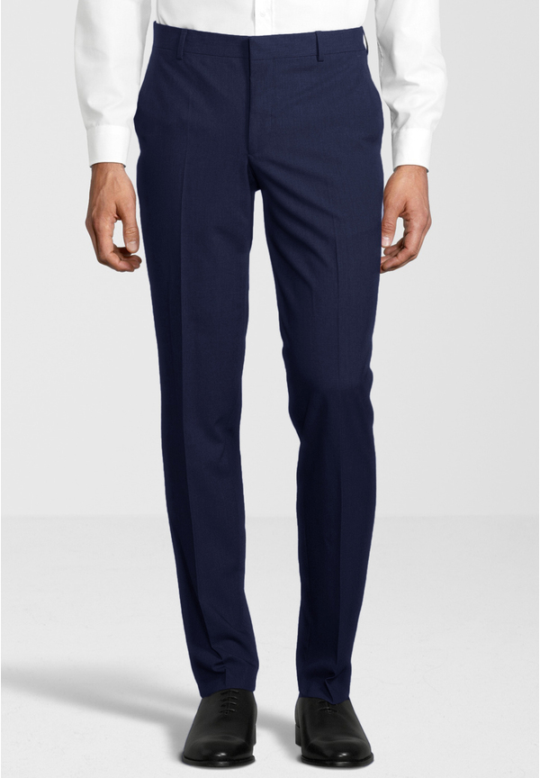 Business Anzug 3-teilig Dreiteiler mit Weste, blau