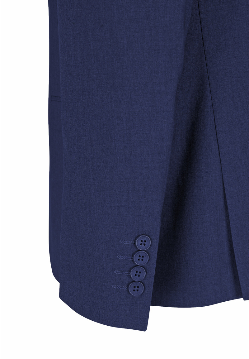 Business Anzug 3-teilig Dreiteiler mit Weste, blau