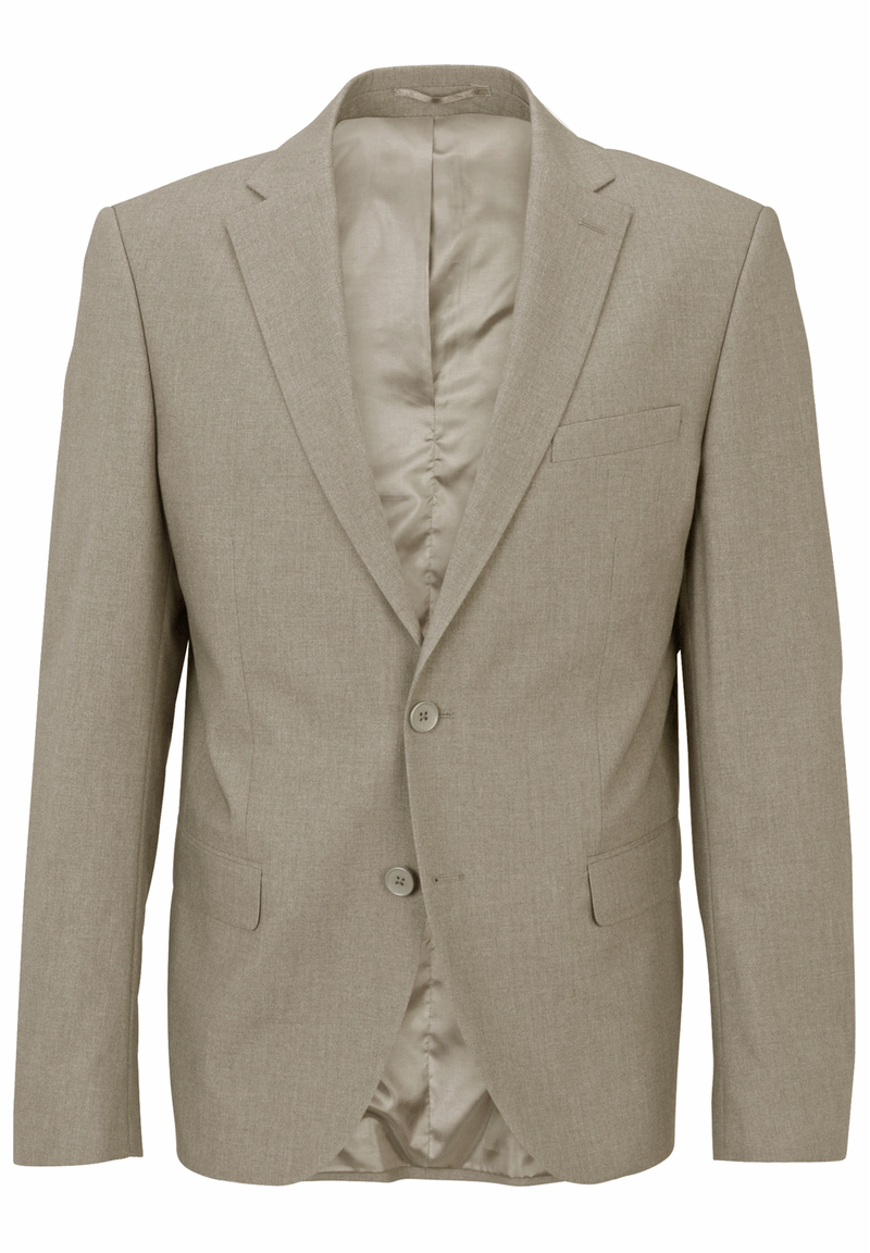 Designer Business Sakko Slim Fit, Sand Detailansicht 2