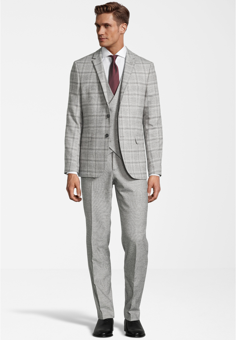 Three-piece suit combo, Light blue Frontansicht