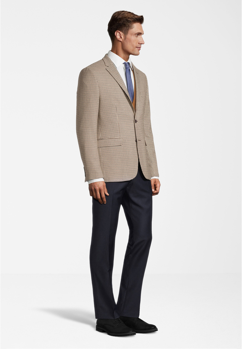 Anzug Dreiteilig kombiniert, beige-schwarz Detailansicht 1