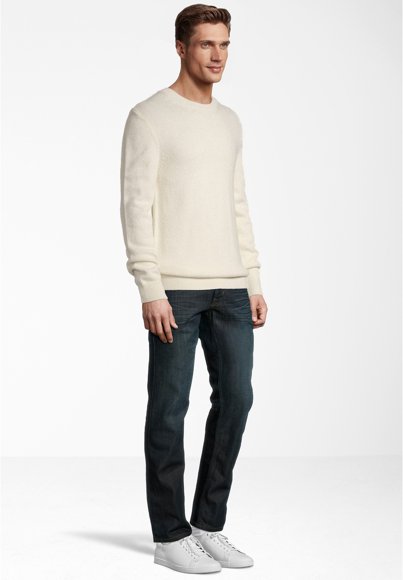 Pullover Rundhals Soft Touch, creme Detailansicht 1