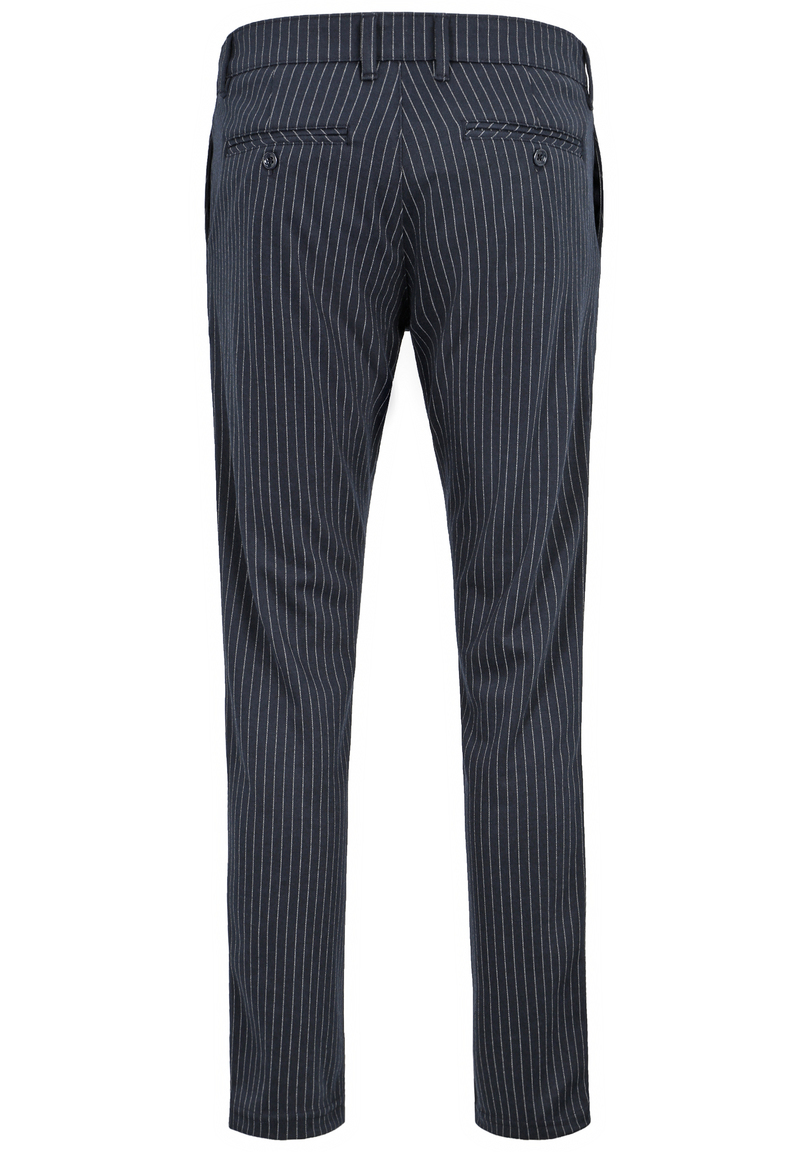 Hose Nadelstreifen Elastisch, Marine