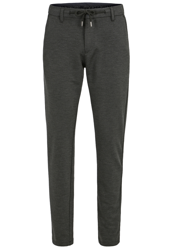 Herren Hose Fil a Fil elastisch, anthrazit Detailansicht 2