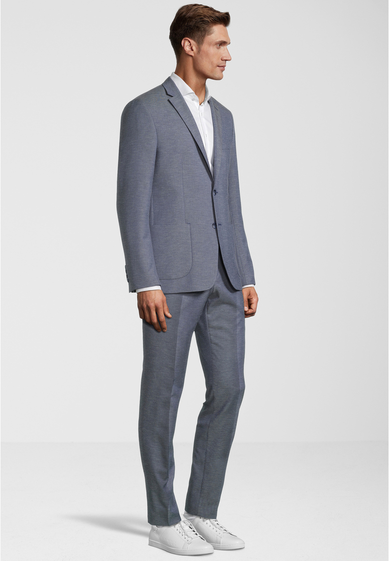 Men’s suit melange, Dark blue Detailansicht 1