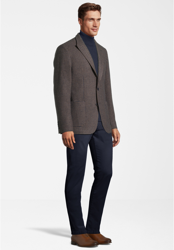 Sakko Woll-Mix, braun Detailansicht 1