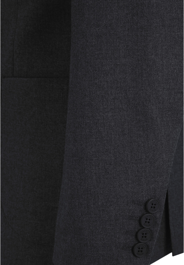 Sakko aufgesetzte Taschen, Graphit