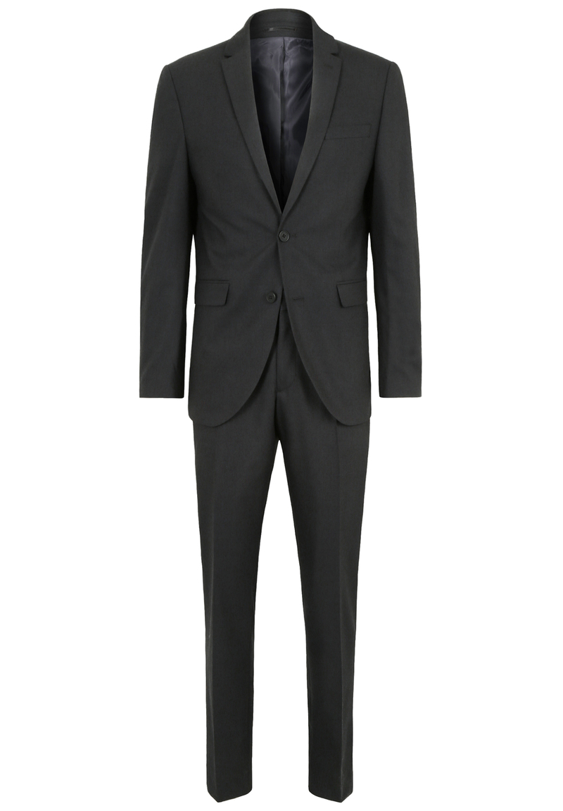 Anzug Slim Fit elastisch, graphit Detailansicht 2