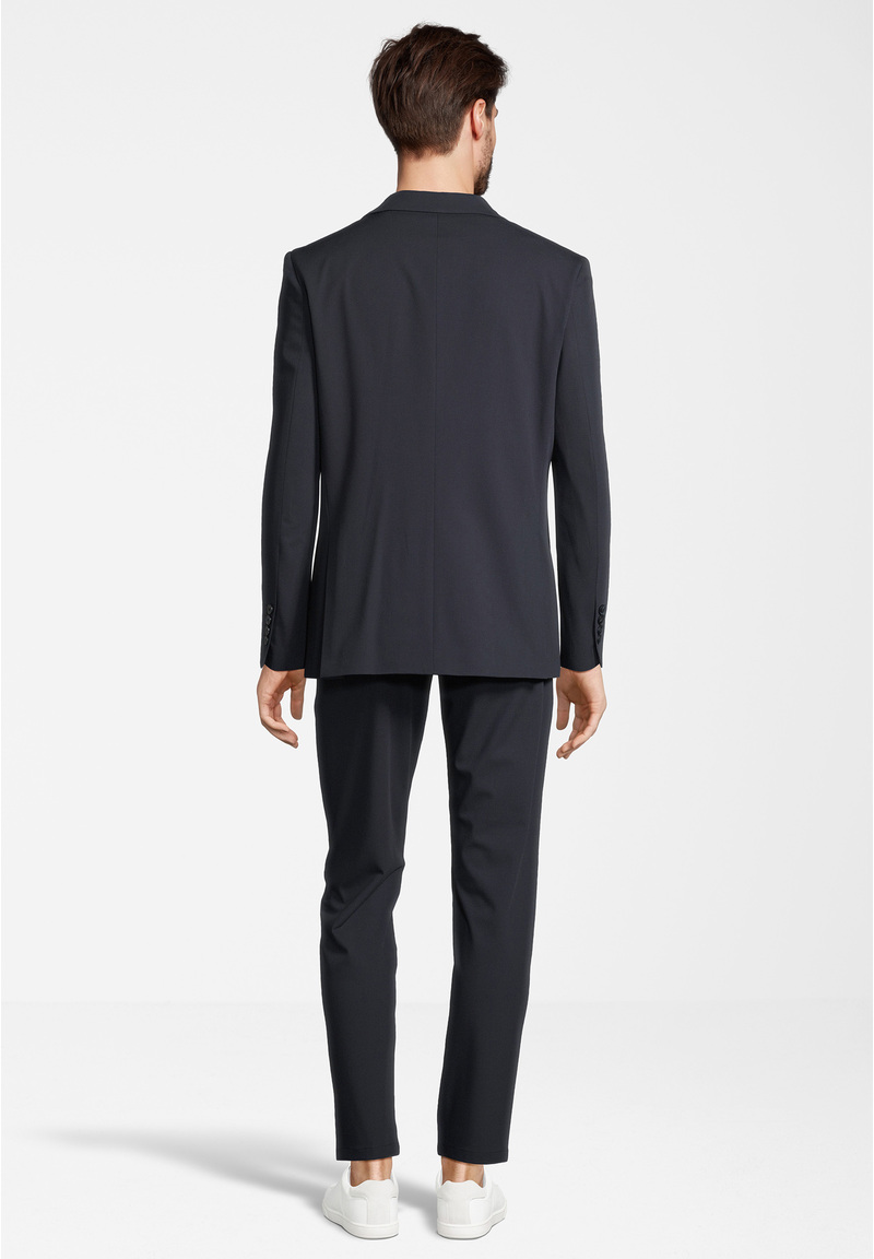 Anzug Slim Fit Drawstring, Marine Rückansicht