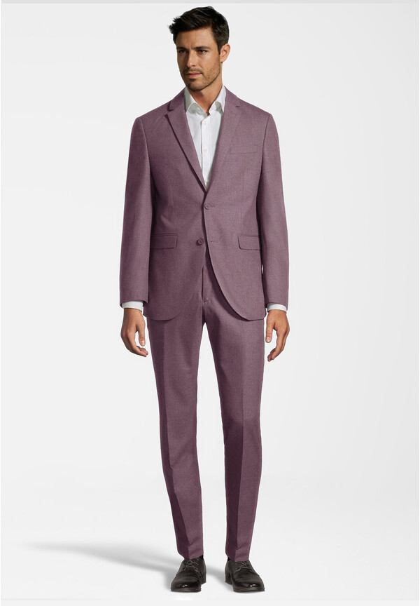 Designer Anzug Slim Fit, Wine Frontansicht